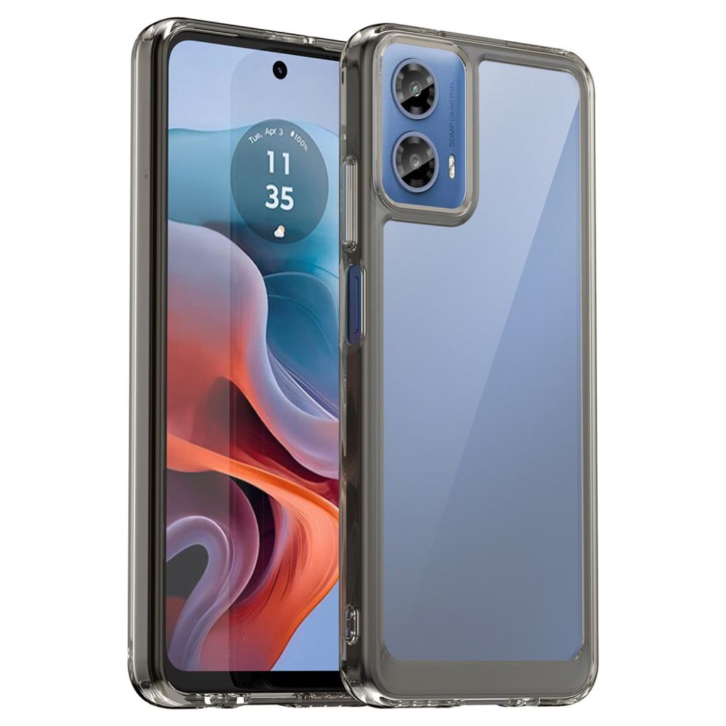 Motorola Moto G34 5G Acrylic skal – Transparent/grå