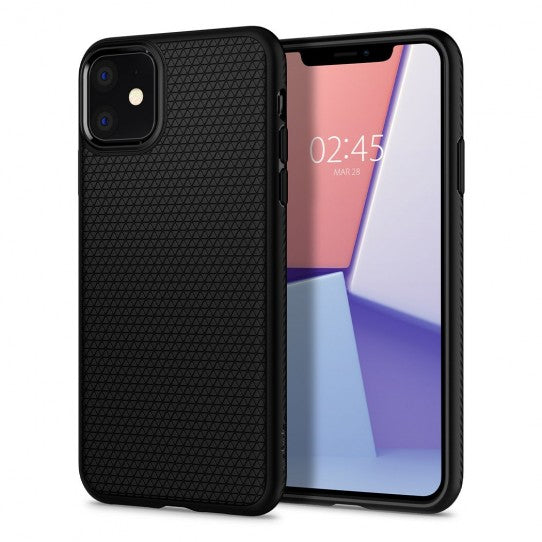 Spigen Liquid Air skal till iPhone 11 / XR – svart