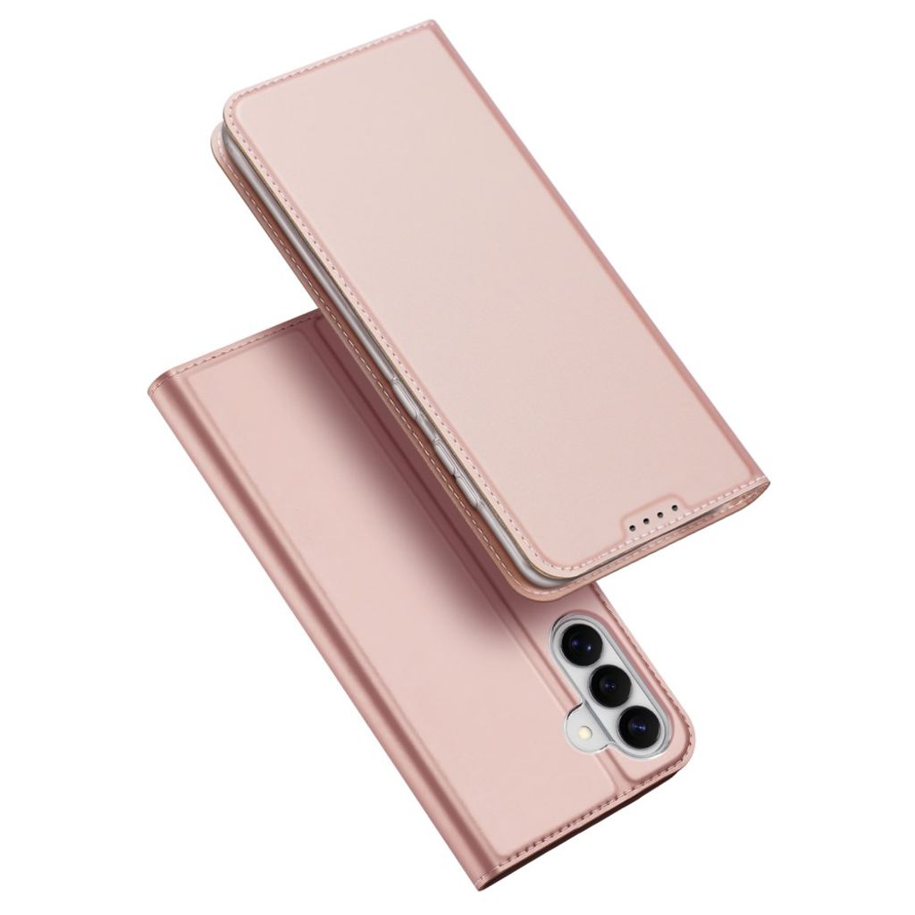DUX DUCIS Samsung Galaxy S26 Plus plånboksfodral stativ – rosa