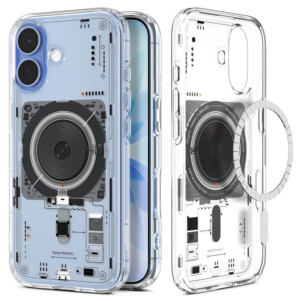 Spigen Ultra Hybrid MagSafe Neo One skal till iPhone 17 – transparent