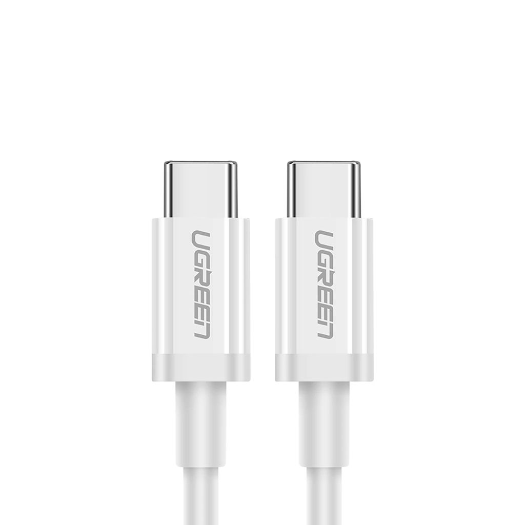 Ugreen USB-C to USB-C PD QC AFC Cable, 2m - White