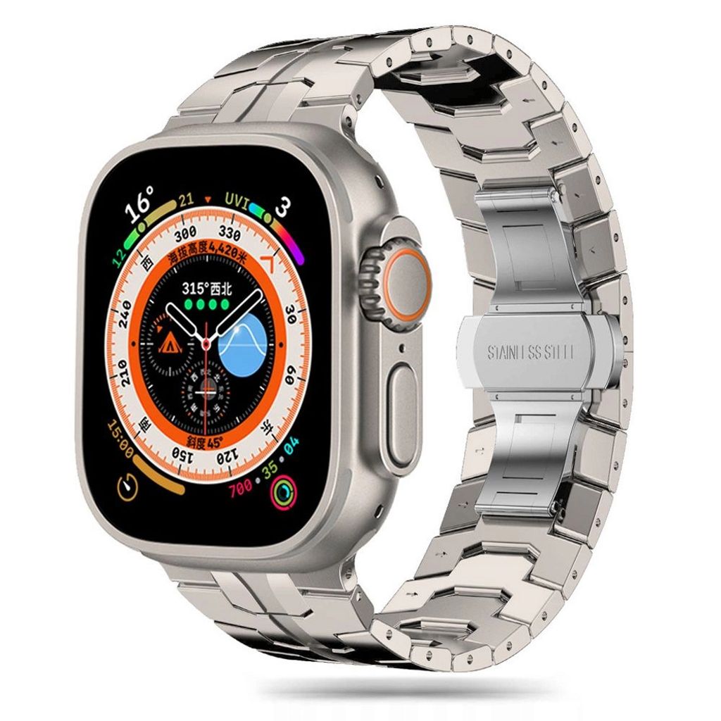 Tech-Protect klockarmband Apple Watch 4/5/6/7/8/9/SE/Ultra 1/2 - Titanium