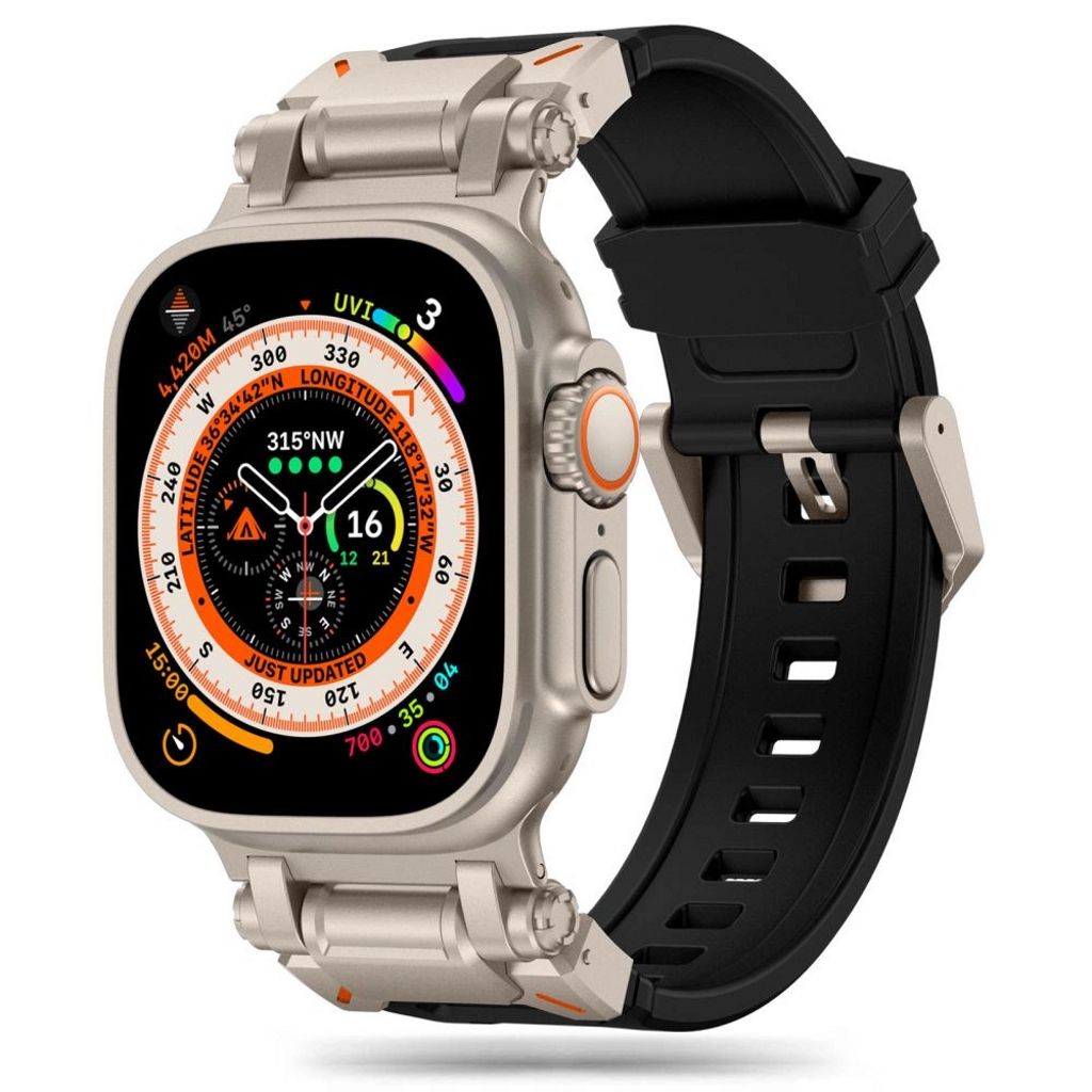 Tech-Protect Delta Pro Watch Strap Apple Watch 4/5/6/7/8/9/SE/Ultra 1/2 - Black