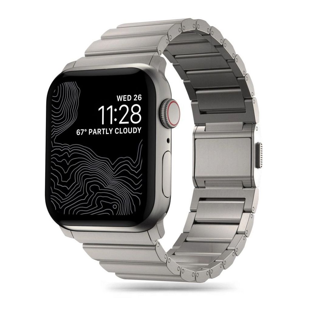 Tech-Protect SteelBand klockarmband Apple Watch 4/5/6/7/8/9/SE/Ultra 1/2 - Titanium