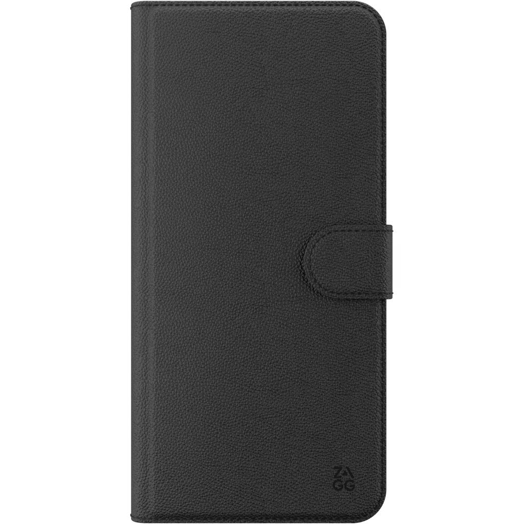 Zagg Motorola Moto e13 plånboksfodral – svart