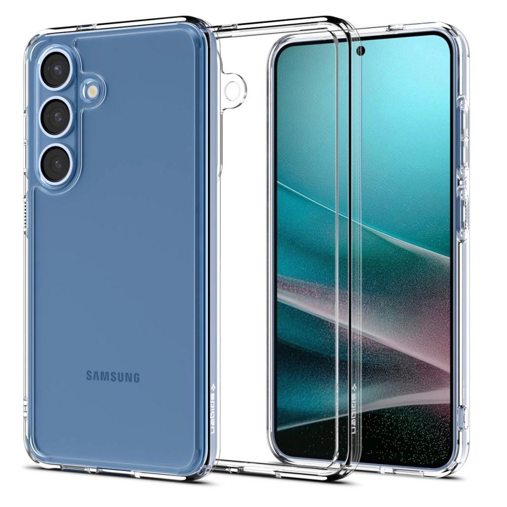 Spigen Ultra Hybrid skal till Samsung Galaxy S25 – Transparent