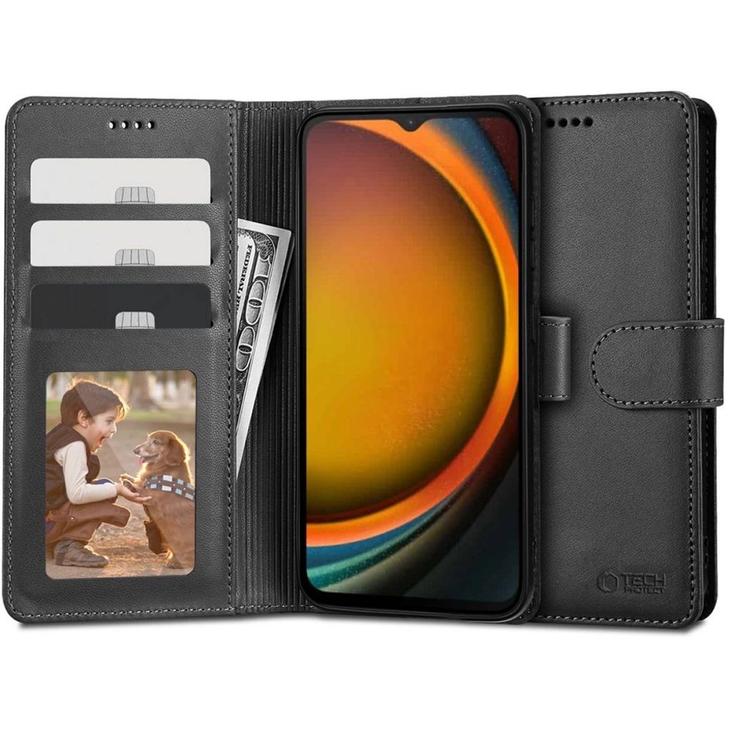 Tech-Protect Samsung Galaxy XCover 7 Plånboksfodral - Svart