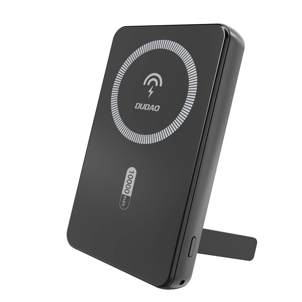 Dudao K14S+ powerbank med stativ 10000mAh MagSafe/USB-A/USB-C 20W - svart