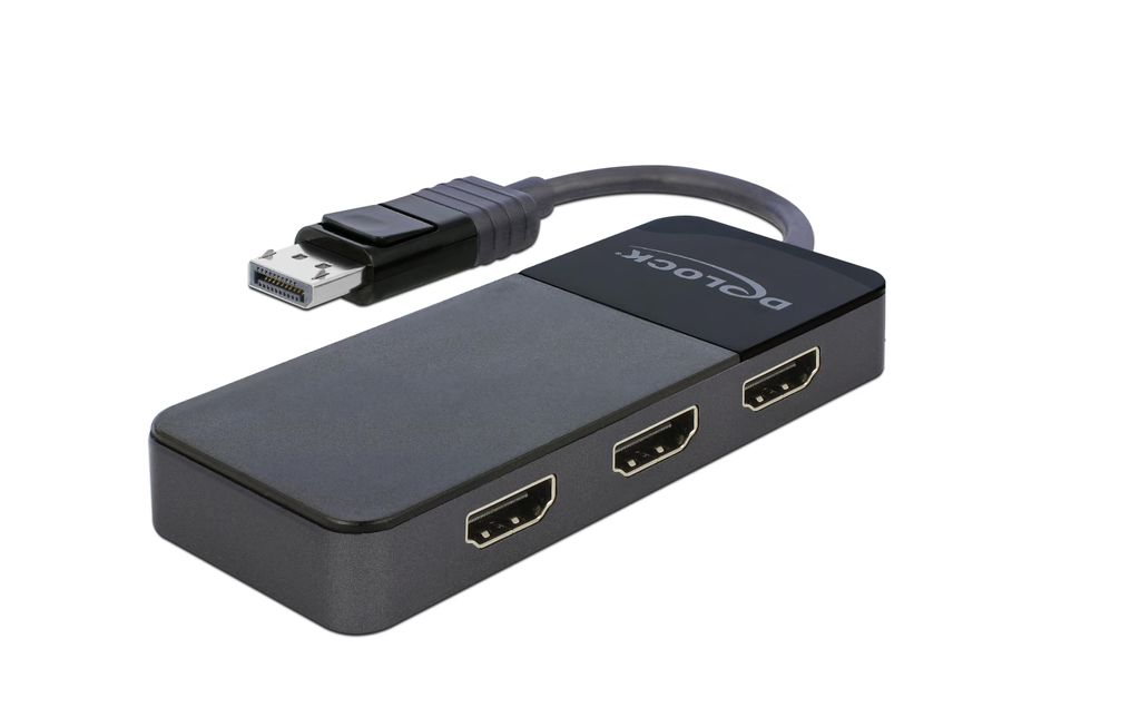 Delock DisplayPort Splitter 1x DisplayPort to 3x HDMI MST