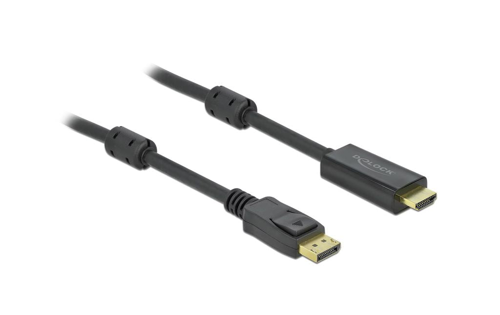 Delock DisplayPort to HDMI Cable, Active, 4K @ 60Hz, 2m