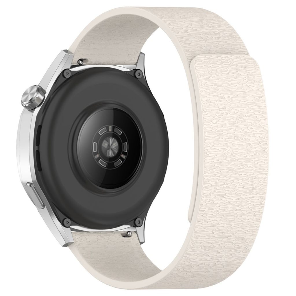 Samsung Galaxy Watch/Garmin Forerunner etc. Silicone Watch Strap – White