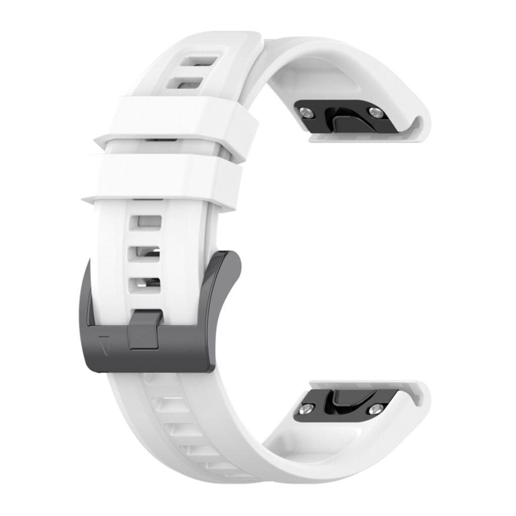 Garmin Instinct 2 Solar Solid Color Silicone Watch Band - White
