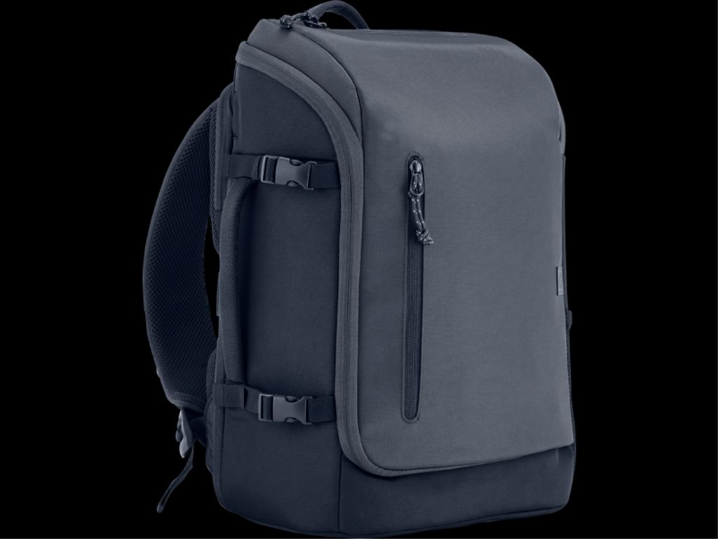 HP Travel 15.6" Laptop Backpack, 25L - Grey/blue