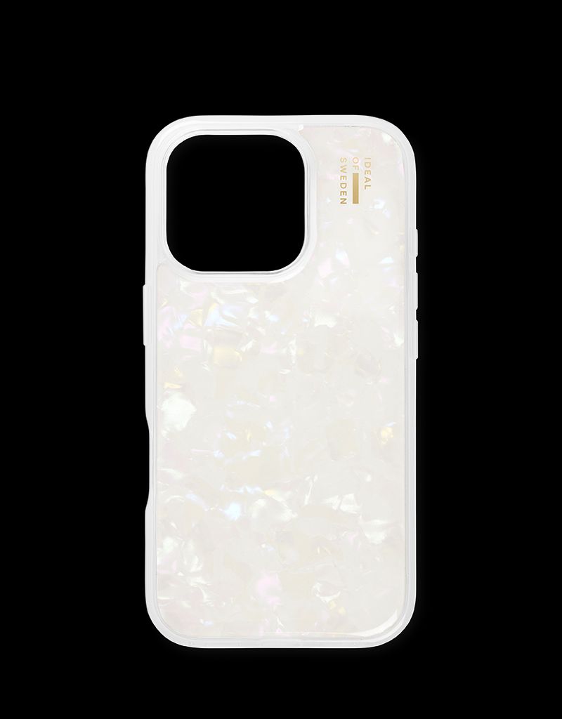 Ideal of Sweden iPhone 16 Pro Max Pearlized skal – vit