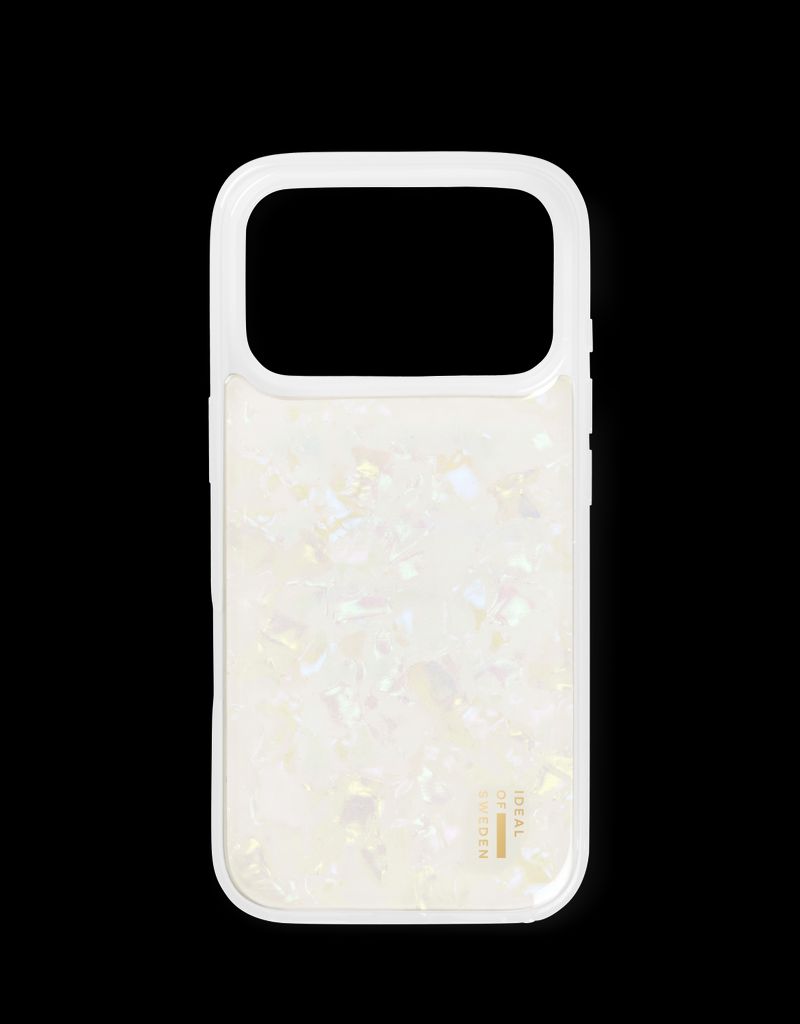 iDeal of Sweden iPhone 17 Pro Pearlised Case - White