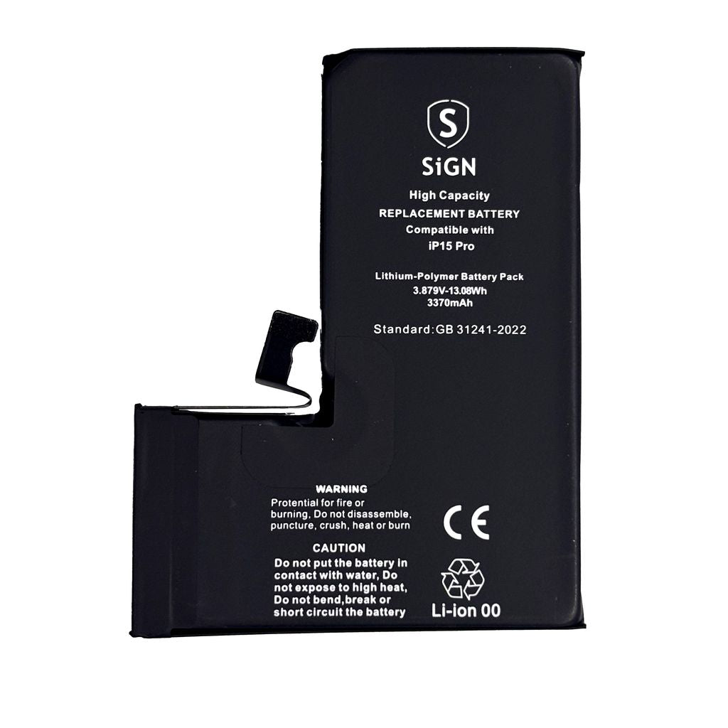 IPhone 15 Pro High Capacity batteri – 3350mAh