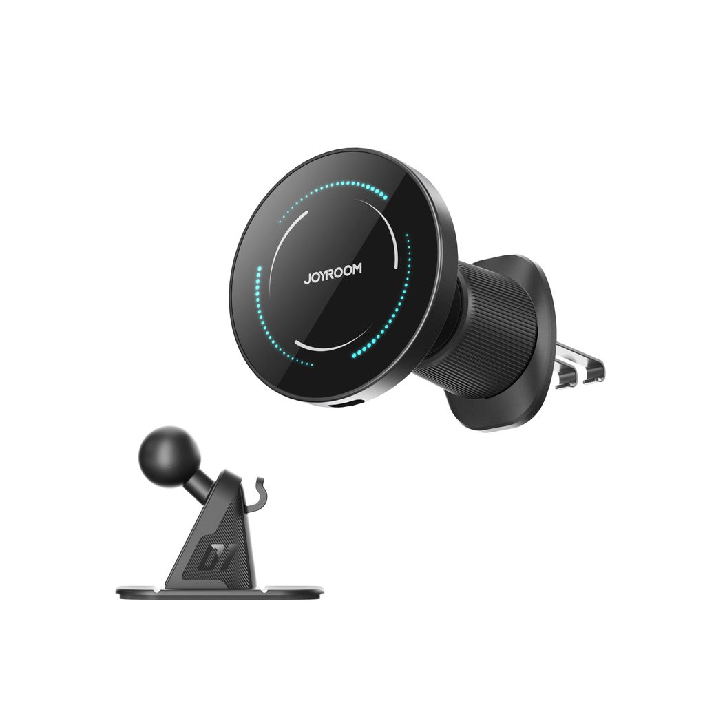 Joyroom Magsafe Mobile Holder med Wireless Charging för Car 15W - svart