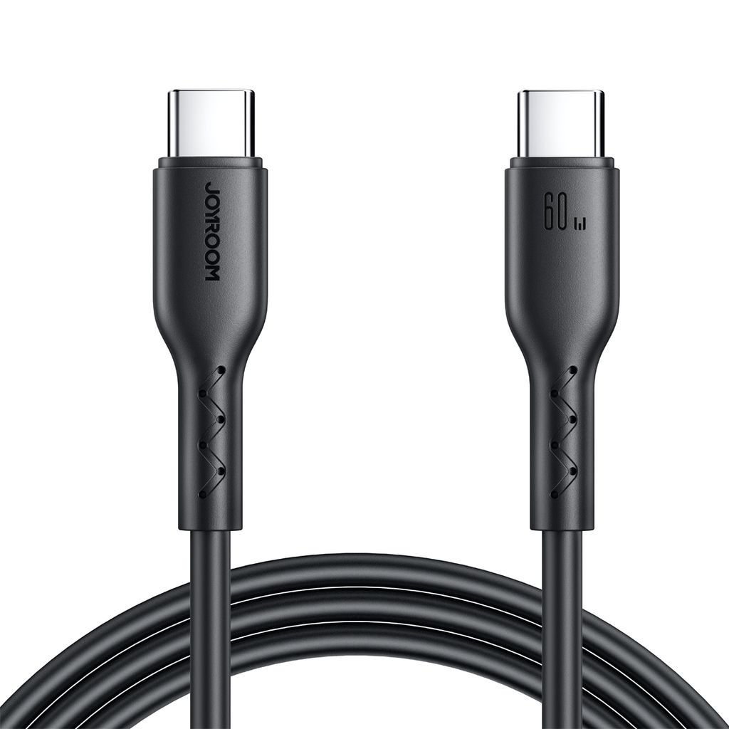 Joyroom USB-C to USB-C Cable Fast Charging 60W, 1m - Black