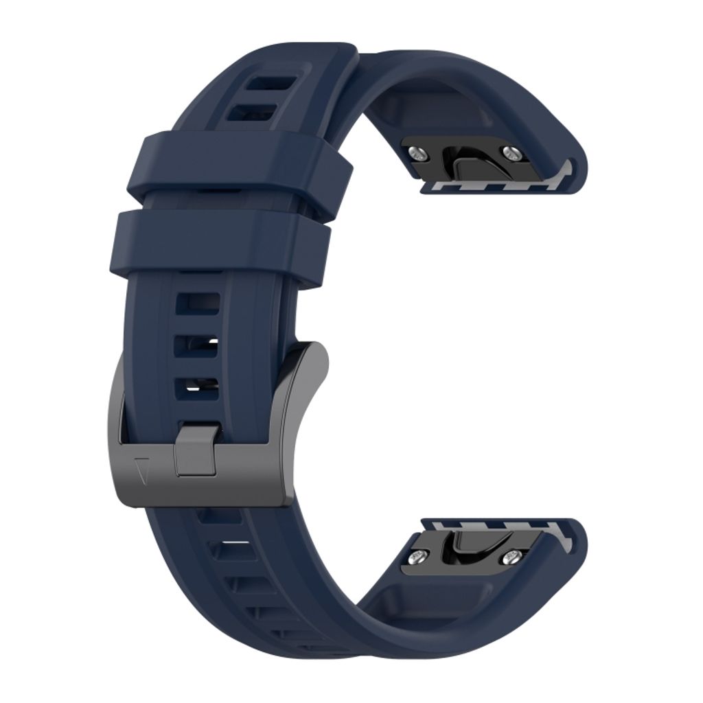 Garmin Fenix 7X Solar Solid Color Silicone Watch Band - Blue