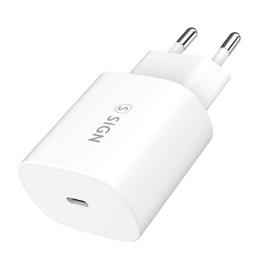 SiGN USB-C Fast Charger 25W 3A - White