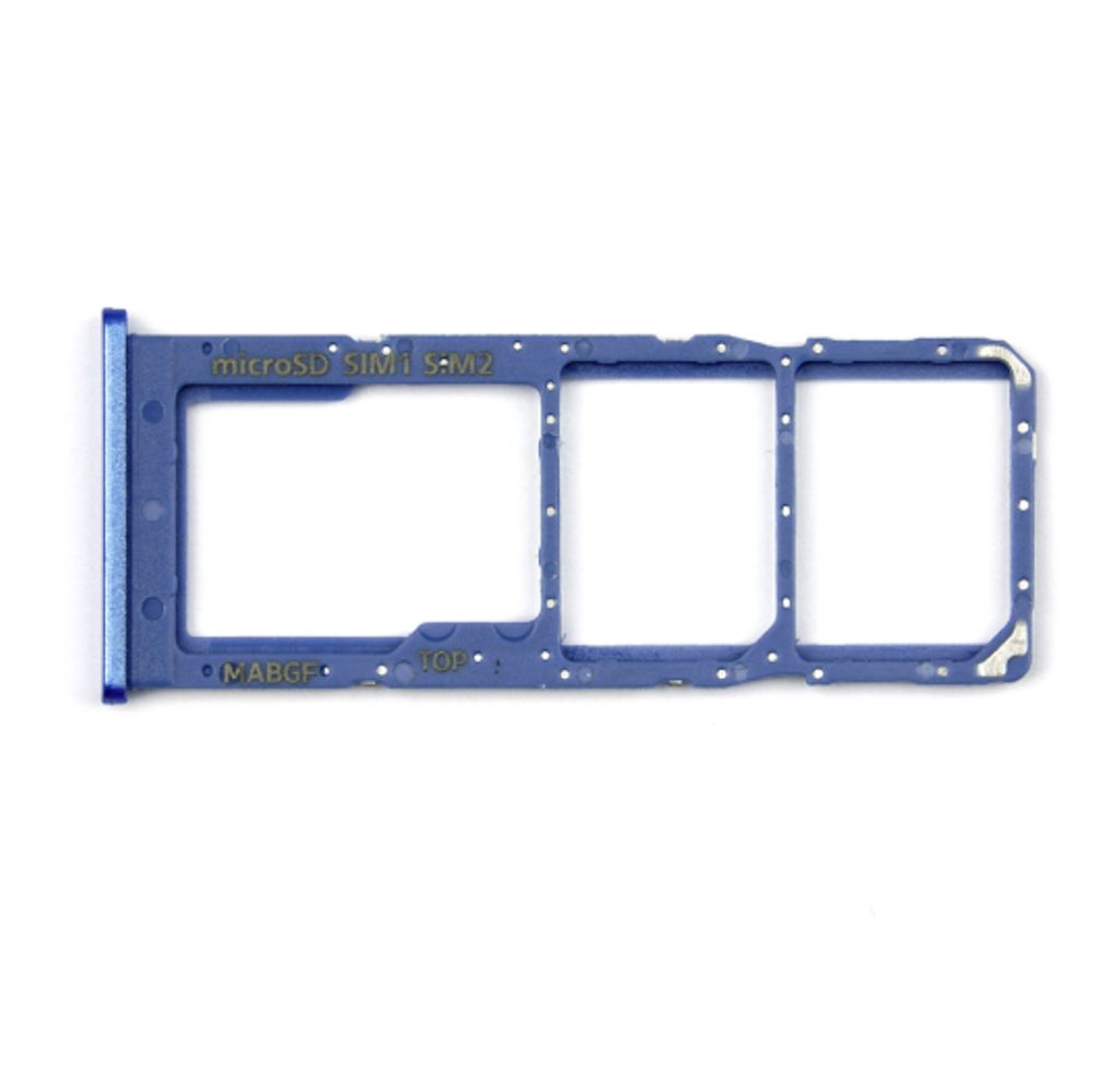 Samsung Galaxy M12 SIM Card Holder Hybrid – blå