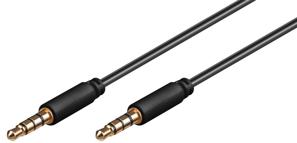 Goobay AUX Audio Cable, 3.5 mm Stereo male to male, 3m