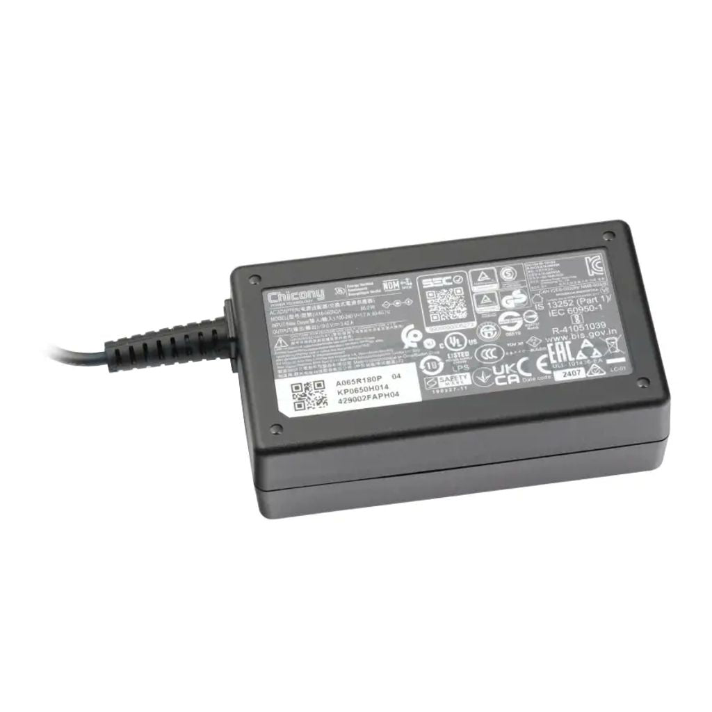 Acer AC Adapter 65W / 3.42A / 19V / 1.7 x 5.5 x 11mm