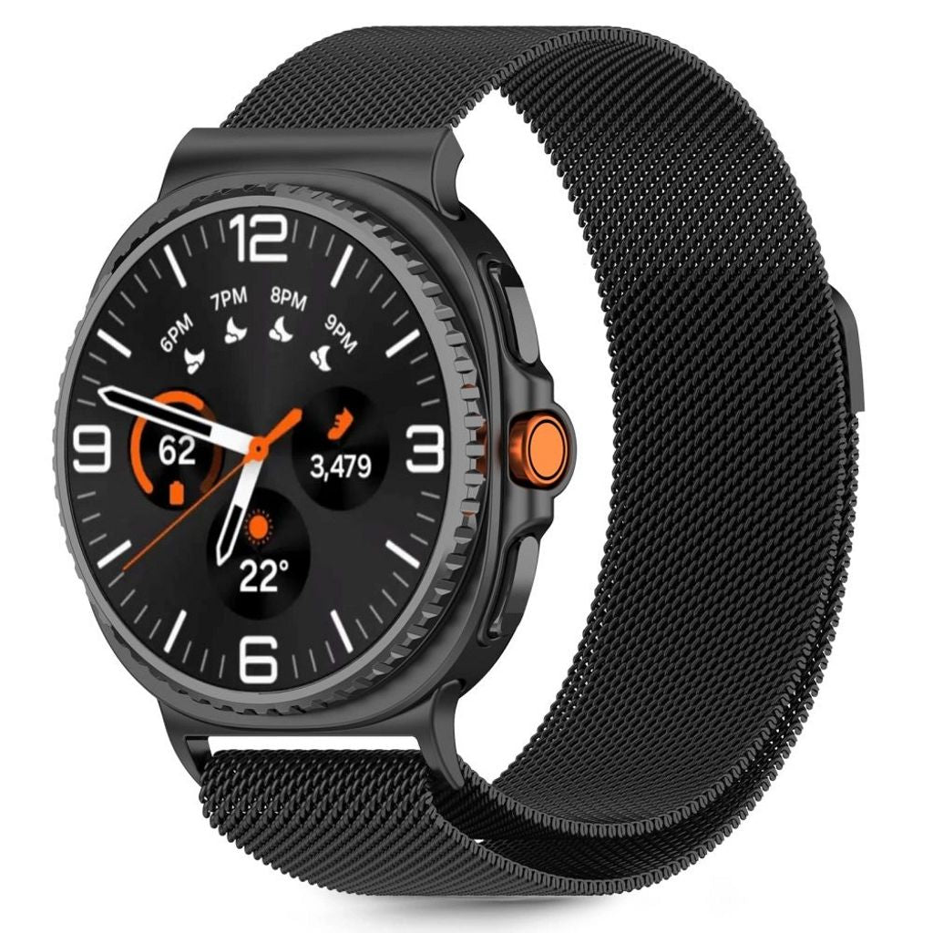 Tech-Protect MilaneseBand klockarmband Samsung Galaxy Watch 8/8 Classic - svart