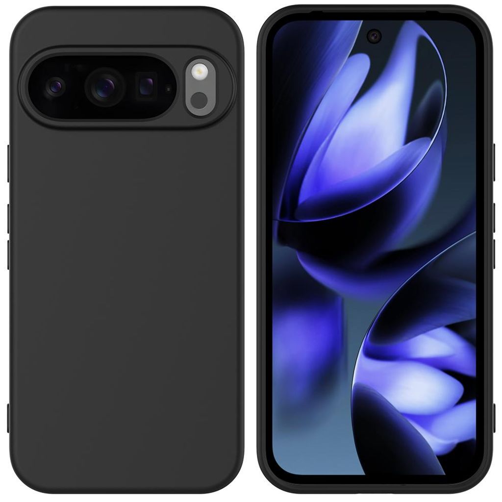 SiGN Liquid Silicone skal till Google Pixel 10 Pro – svart