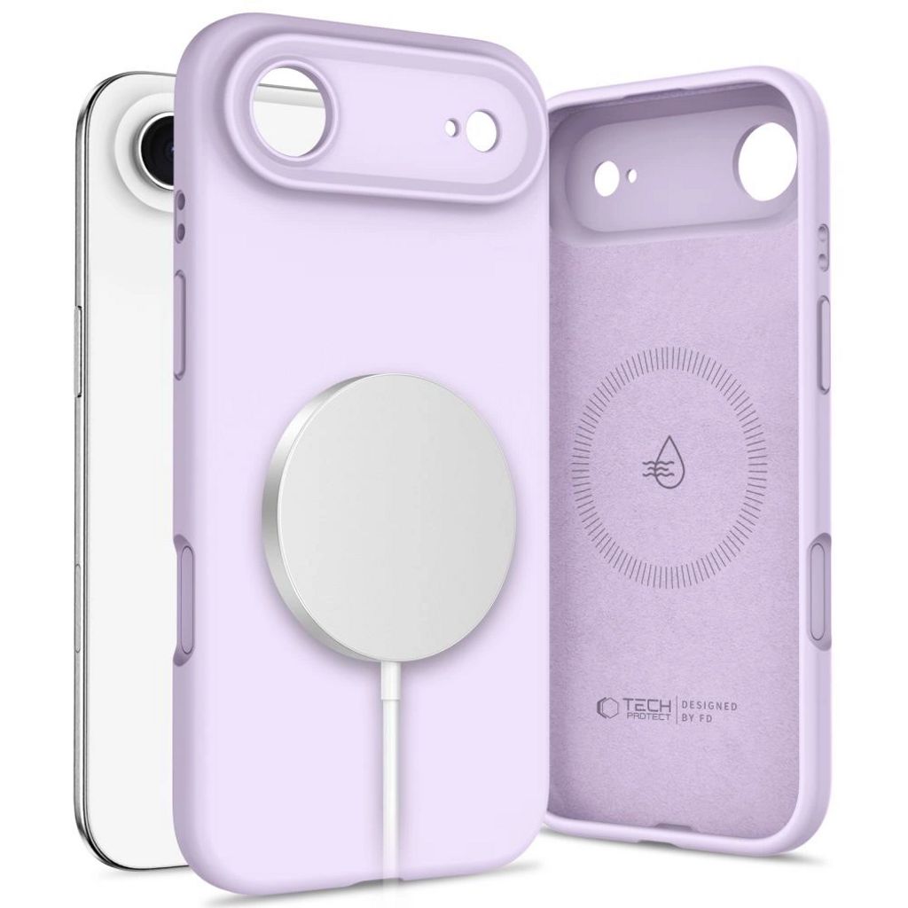 Tech-Protect silikon MagSafe skal för iPhone Air - lila