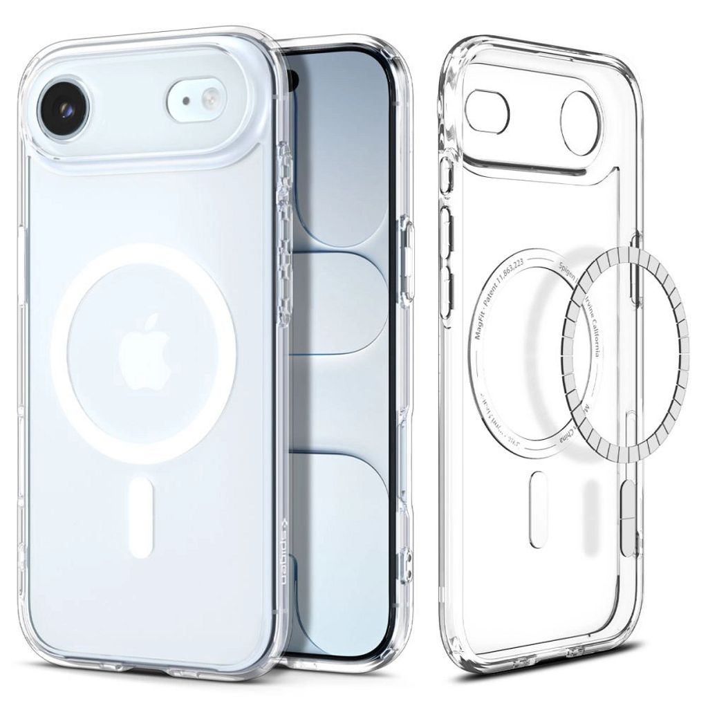 Spigen Ultra Hybrid MagSafe skal till iPhone Air – Transparent /vit