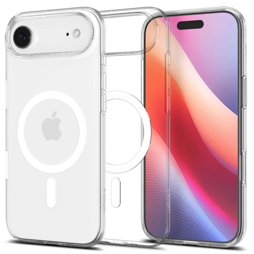 Spigen Liquid Crystal MagSafe skal för iPhone Air - transparent /vit