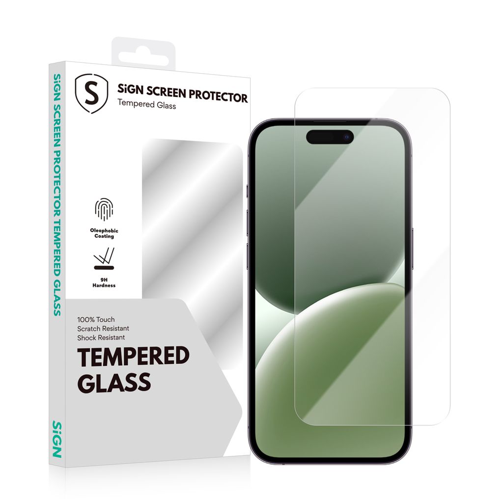 SiGN skärmskydd in härdat glas for iPhone 17 Pro