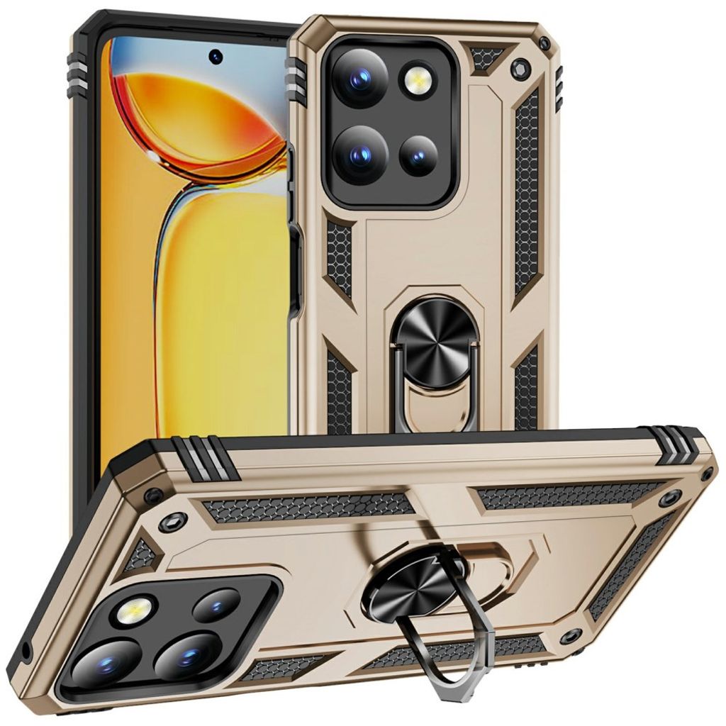 Motorola Moto G 5G 2025 skal with stöd - guld