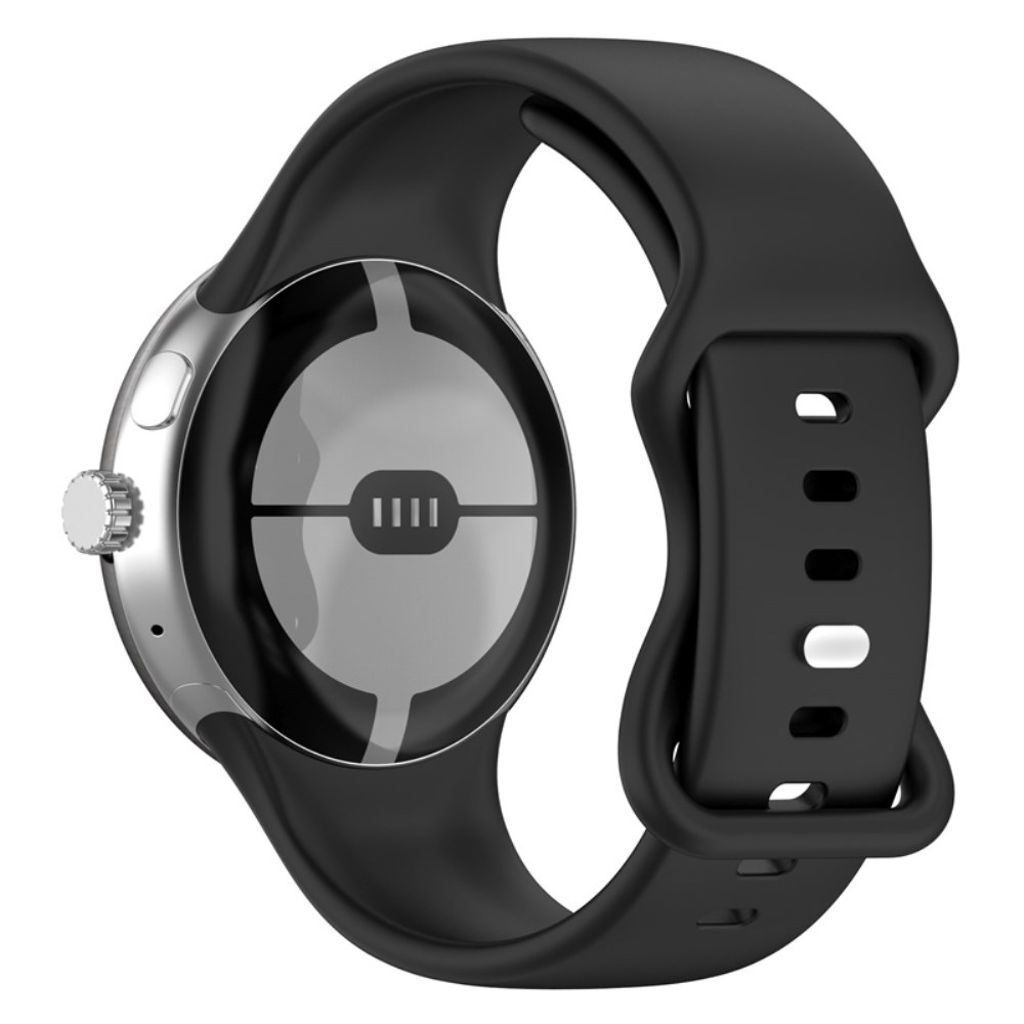 Google Pixel Watch 3 41mm etc. Watch Strap in Silicone - Black
