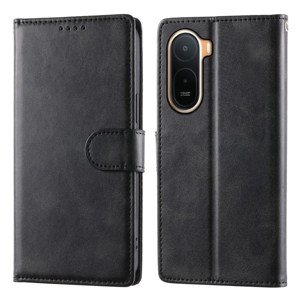 Xiaomi Redmi A7 Pro plånboksfodral PU-leather – svart