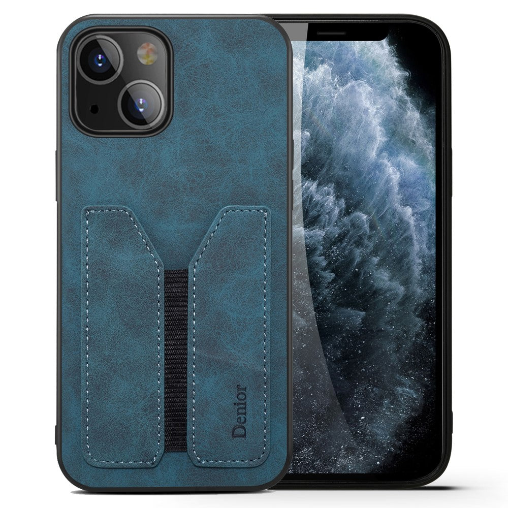 IPhone 13 mini TPU skal with card holder - blå