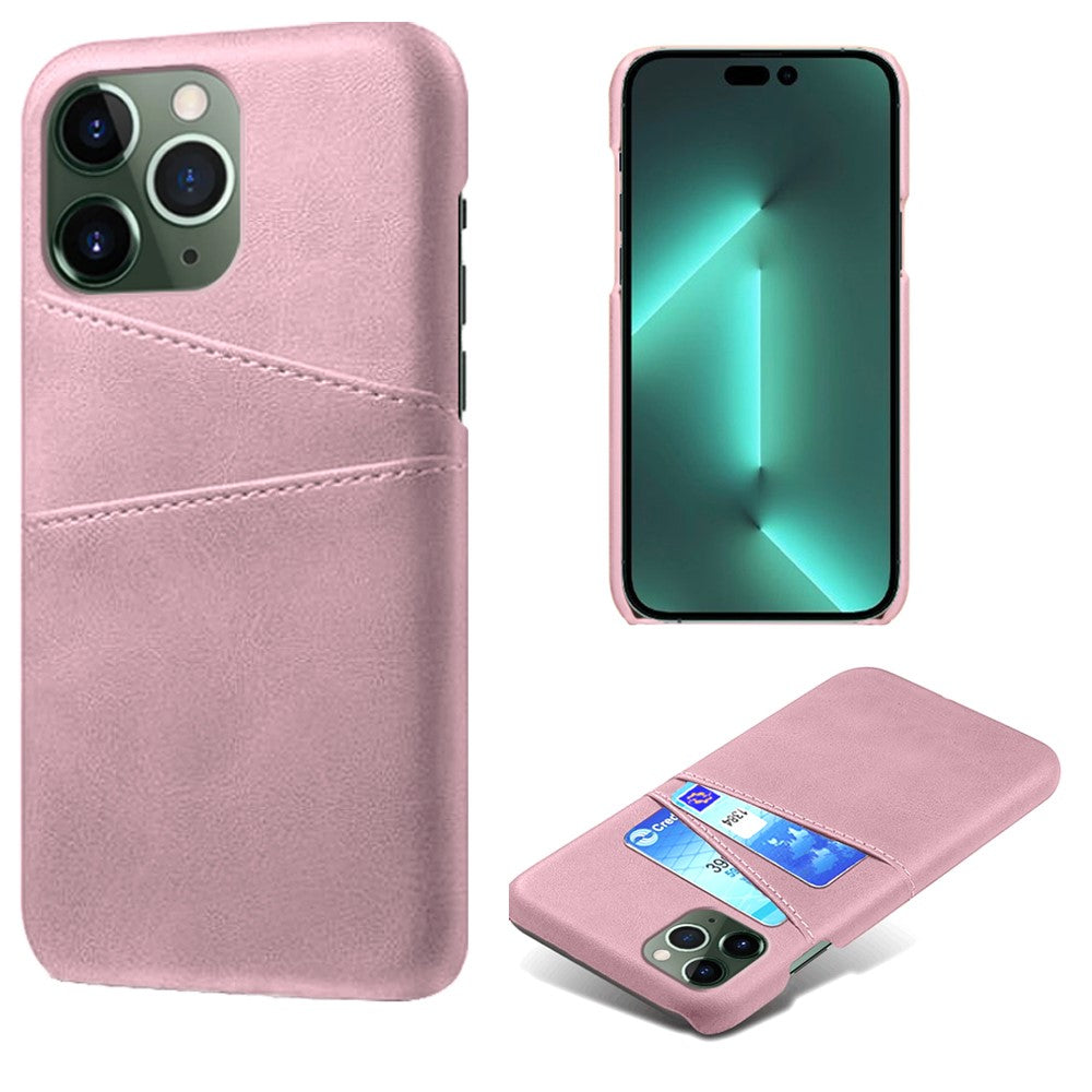 IPhone 14 Pro smartphone skal with kortfack - rosa