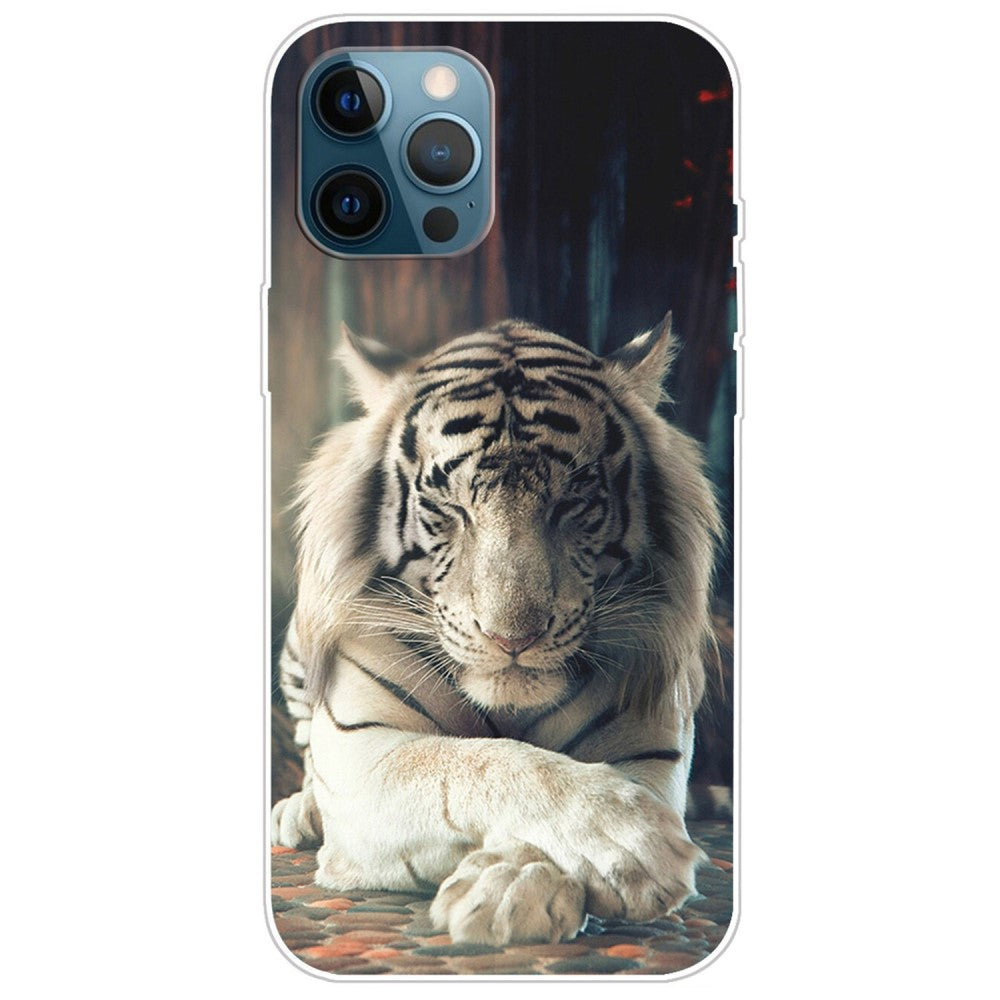 IMD Scratch Resistant iPhone 14 Pro Max Smartphone skal - vit Tiger