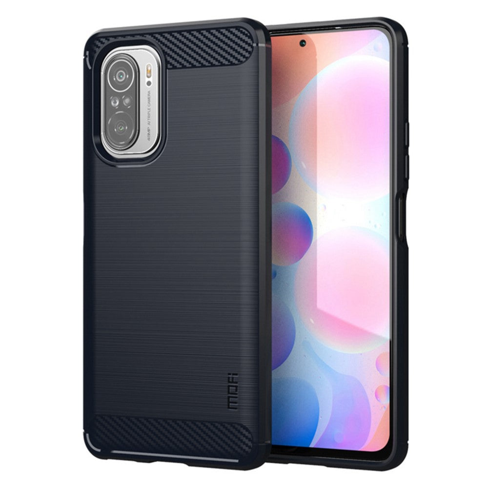 MOFI Xiaomi Redmi K40, K40 Pro, K40 Pro plus, Mi 11i, Poco F3 skal - blå