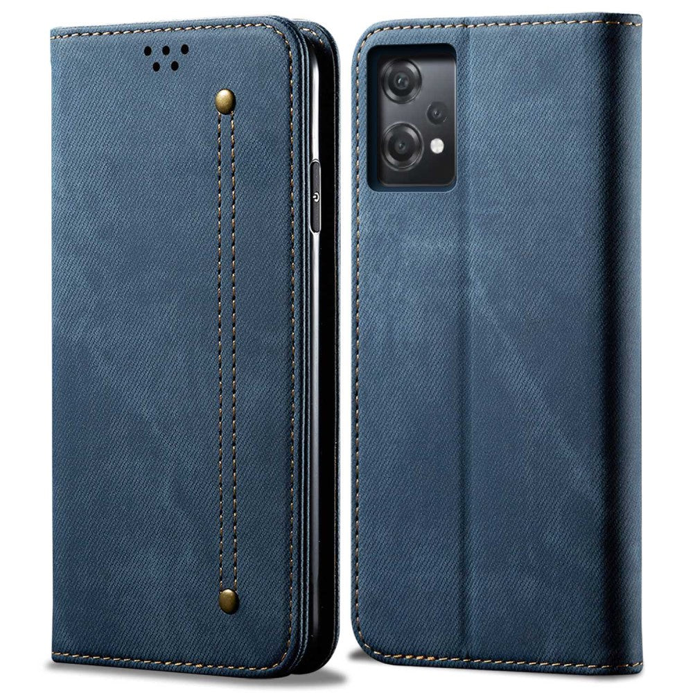 OnePlus Nord CE 2 Lite 5G PU Leather Anti-drop plånboksfodral – blå