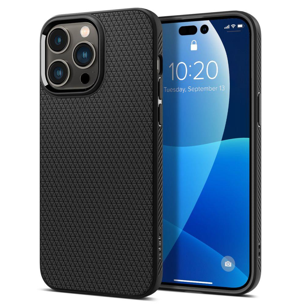 Spigen Liquid Air skal till iPhone 14 Pro – Matte svart