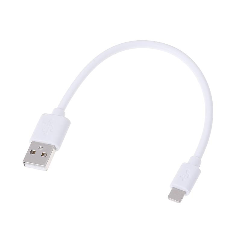SiGN USB Cable with Lightning 5V, 2.1A till iPhone & iPad – 25cm – vit