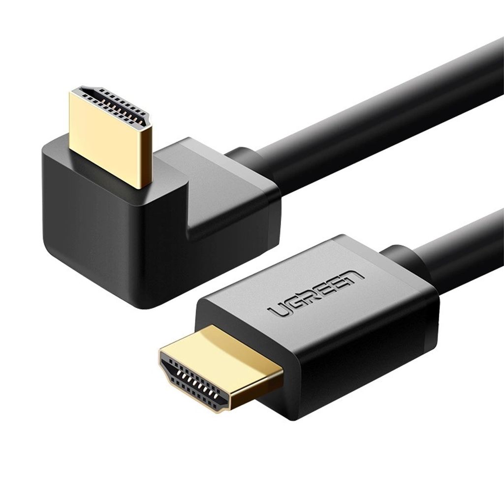 Ugreen angled HDMI cable (90°), 4K, 1m - Black