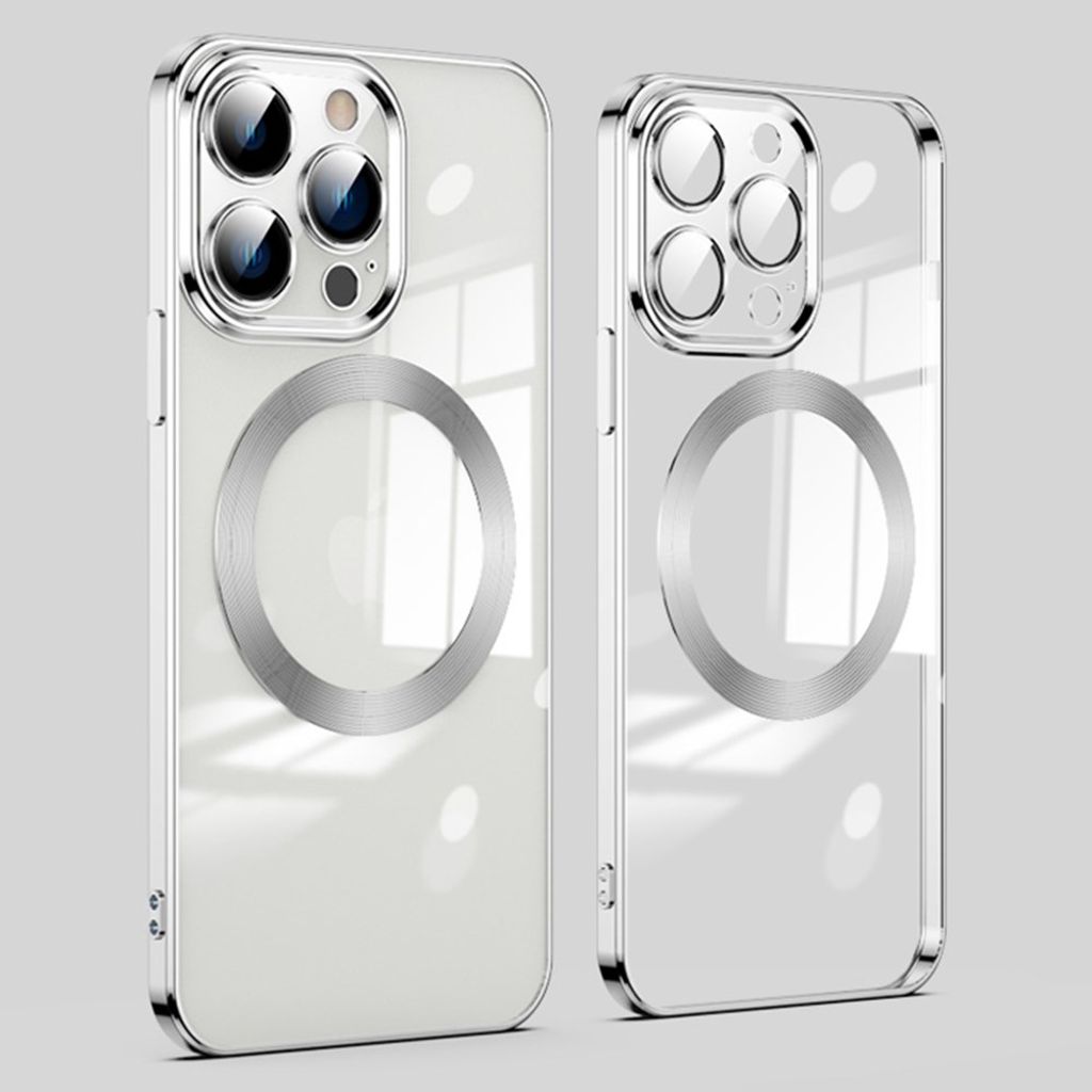 IPhone 12 Pro Max TPU skal with MagSafe – silver