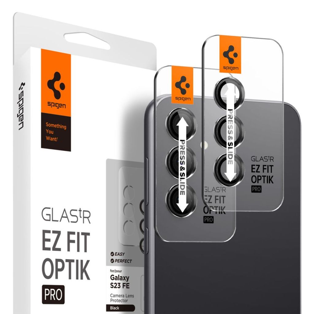 Spigen Glas.tR EZ Fit Optik 2-Pack Lens Protector till Samsung Galaxy S23 FE