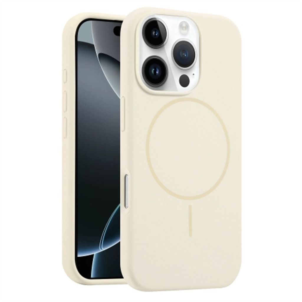 iPhone 16 Pro Max Case MagSafe Compatible Liquid Silicone - Beige