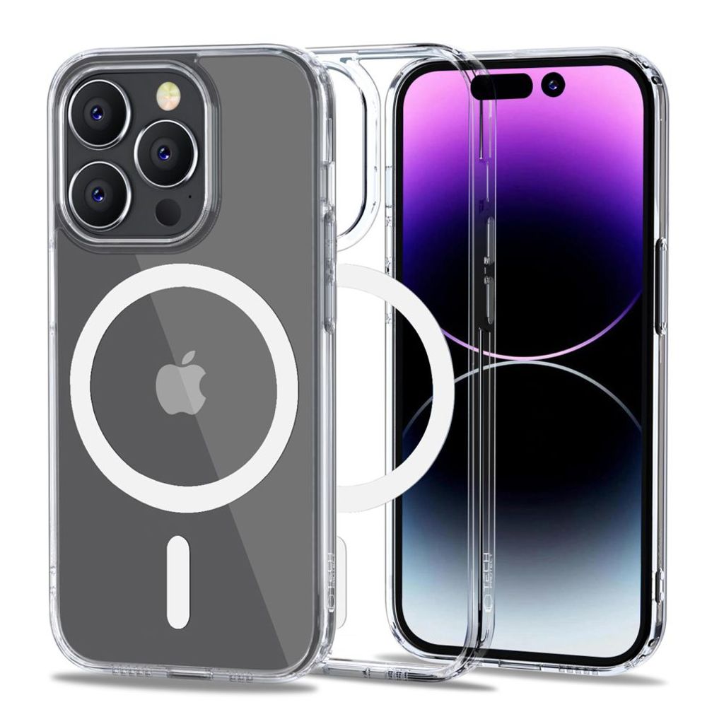 Tech-Protect FlexAir Hybrid MagSafe skal till iPhone 14 Pro Max – Transparent