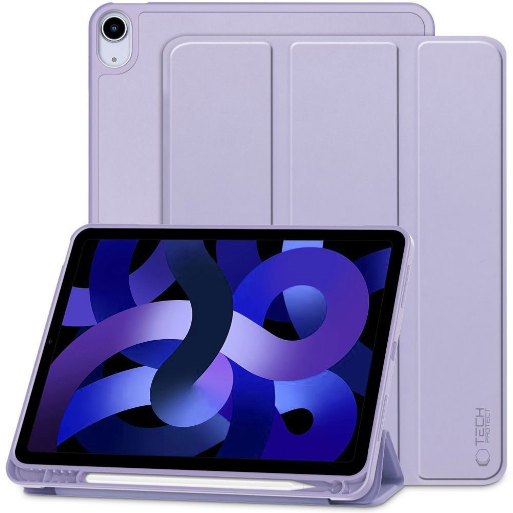 Tech-Protect SC Pen Cover for iPad Air 10.9" 2020-2022 / 11" 2024 - Purple