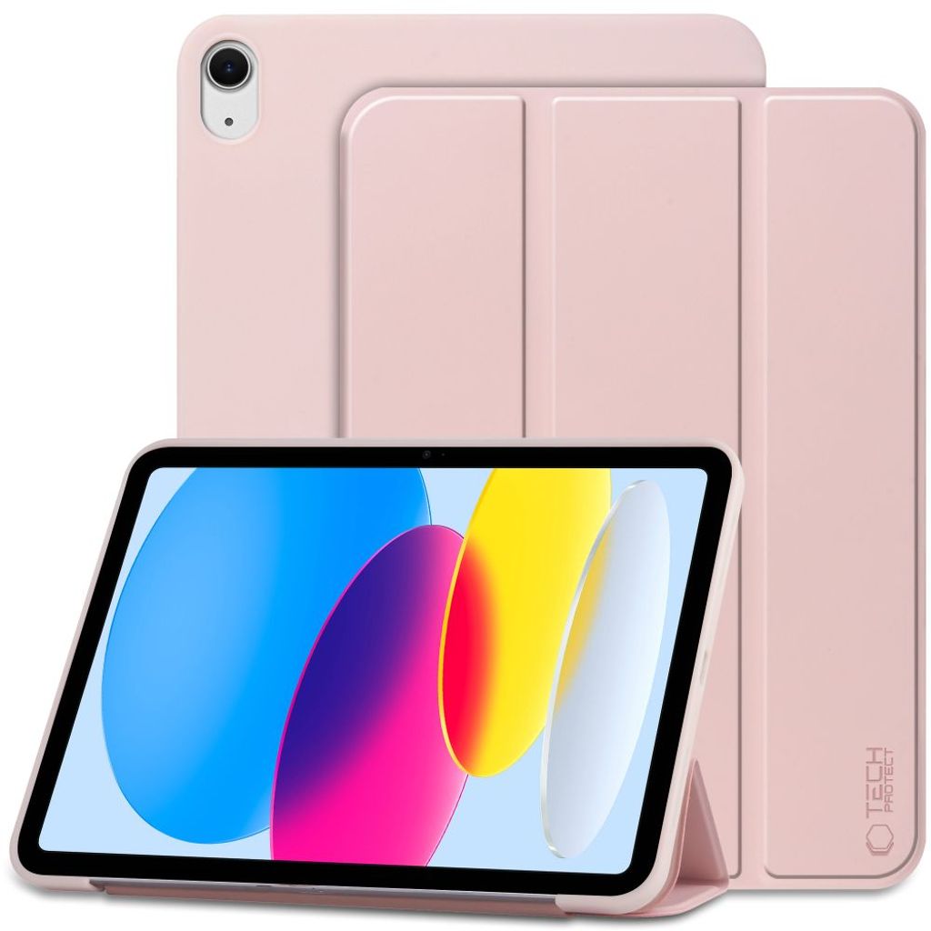 Tech-Protect Smartcase Tri-Fold fodral för iPad 10th Gen 2022 10.9" - rosa
